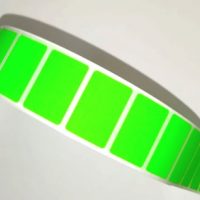 Etiqueta Adhesiva 30x20 verde flúor